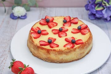 Cheesecake de Berries Horneado