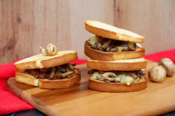 Tostadas Champiñón Queso
